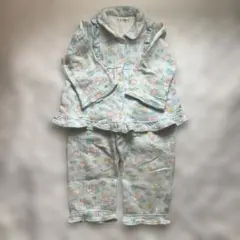 水色　キキララの長袖パジャマ 110cm