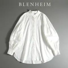 359y*美品 ブレンヘイム バンドカラーボリュームスリーブシャツ