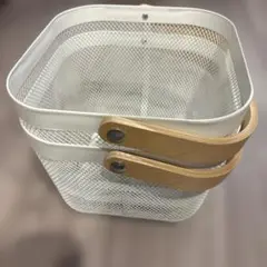 IKEA リーサトルプ　バスケット　ホワイト2個