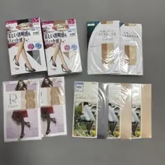 【新品未使用】ストッキング17枚セット（福助・サブリナ・アツギ）M-Lサイズ