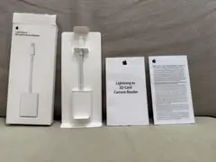 アップル純正 Lightning SDカードカメラリーダー MJYT2AM/A