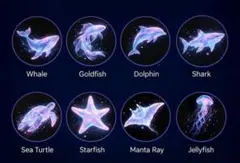 お家プラネタリウム　8種類の海洋 投影 プロジェクションライト　本体のサムネイル