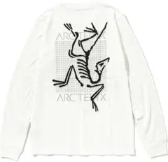 アーク マルチバード ロゴ ロングスリーブ ホワイト Ｌ ARC’TERYX