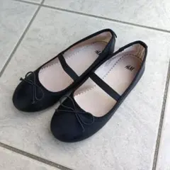 H&M ブラック バレエシューズ 31