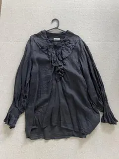 TODAYFUL ギャザーシャツ ブラウス 黒 レーヨン F - メルカリ