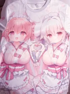 うさ城まに フルグラフィックTシャツ フルグラTシャツ XLサイズ