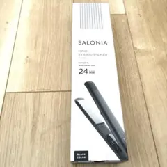 【新品未使用】《SALONIA 》ヘアストレートナー ブラック 230℃保証書付
