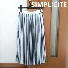 SIMPLICITE シンプリシテエ 　スカート　プリーツスカート　ミモレ丈のサムネイル