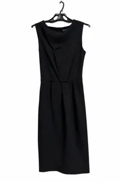 ZARA ノースリーブドレープワンピース ベルト付