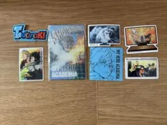 僕のヒーローアカデミア シールとアクリルミラーカード