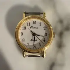 Orient クォーツ レディース腕時計 ゴールド　ベルトなし【稼働】
