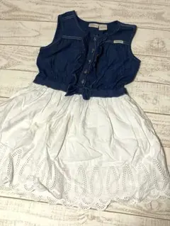 Calvin Klein Jeans ノースリーブ デニム ホワイト 女の子のサムネイル
