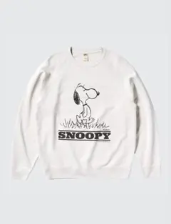 大人気！ユニクロＵＴ ピーナッツ スウェットシャツ ライトグレー L