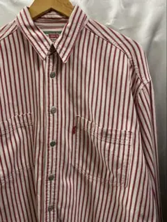 LEVI’S ヒッコリーストライプ デニムシャツ 90s vintage 古着