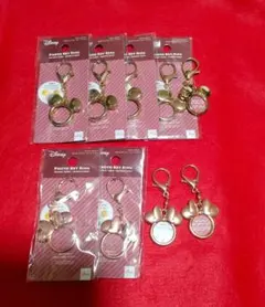 DAISO　Disney PHOTO KEY RING ミッキー・ミニー