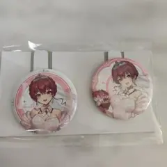 ホロライブ 一番くじ 宝鐘マリン ホログラム缶バッジセット