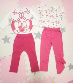 レギンス 80cm Tシャツ 60-70/80 4枚セット