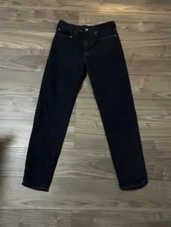 GU ストレートデニム　濃紺