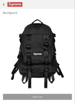 完売品 Supreme Backpack 26SS Week1 - メルカリ