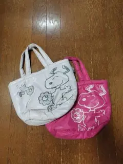 ミスド ふわふわトートバッグ 2個セット スヌーピー
