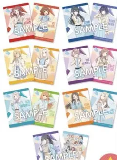 学園アイドルマスター ローソン クリアファイル　全7種