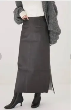 SEEALL/シーオール BIKER SKIRT 38 タグ付 定価9万以上