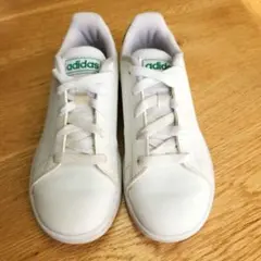 アディダス　スニーカー　白　19センチ