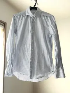 BEAMS HEART ドット柄長袖シャツ S