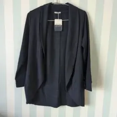 未使用　レディース　カーディガン　ネイビー　Ｍ　羽織　アウター　紺色　長袖　服