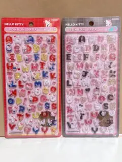 【正規品】 サンリオ アルファベット ボンボンドロップシール ハローキティ