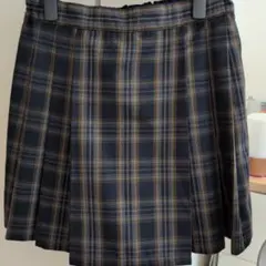 UNIQLO チェック柄 プリーツスカート 160