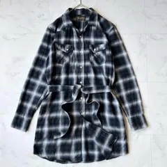 オンブレチェックシャツ シャツ