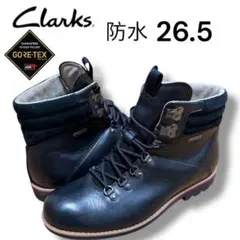 美品　Clarksクラークス　ゴアテックス本革防水レザー ブーツ 26.5cm