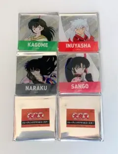 犬夜叉 トーレディーングアクリルコースター 6点