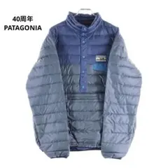 40周年 PATAGONIA DOWN SNAP T PULLOVER
