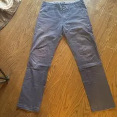 バーバリーブラックレーベル　チノパン　76 ネイビー