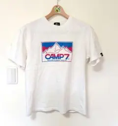 CAMP7 ロゴプリント Tシャツ ホワイトのサムネイル