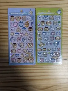 【正規品】ちいかわ ボンボンドロップシール みんなポーズ ニコニコ　2枚セット