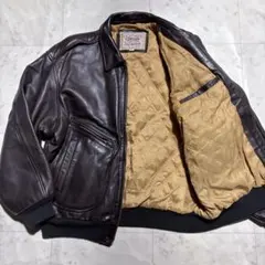 vintage A-2 G-1 レザーフライトジャケット　キルティング