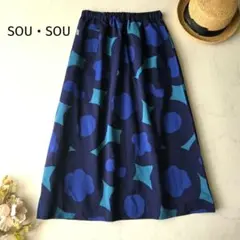 ま*子様 ☆完売 新品 SOU·SOU リネンリンクルワンピース 小花ちらし 麻