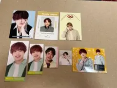 吉澤閑也　厚紙、デタカ　8枚