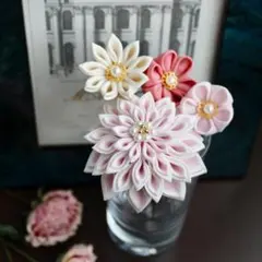 【再販x2】髪飾り 桜セット （K1・受注制作） パーツ選択可能　卒業式　入学式