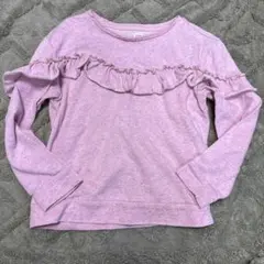 GAP KIDS フリル付きピンクトレーナー 8