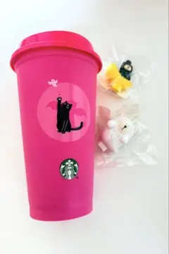 スタバ ハロウィンカラーチェンジングリユーザブルカップベアリスタキャットゴースト
