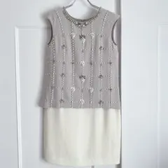 グレースコンチネンタル バイカラーワンピ