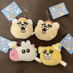 にじどうぶつ フェイスマスコット ぬいぐるみ キーホルダー 可哀想に!