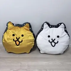 にゃんこ大戦争 ぬいぐるみ クッション2個セット