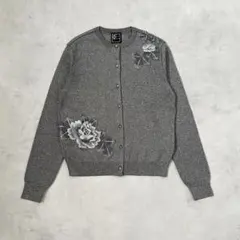 KEITA MARUYAMA ケイタマルヤマ フラワー刺繍 カーディガン