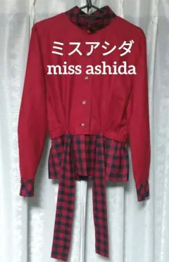 miss ashida ミスアシダ スタンドカラージャケット 長袖ブラウスシャツのサムネイル