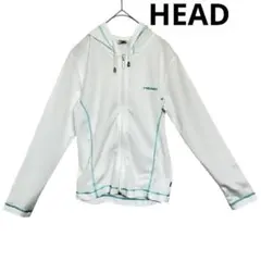 HEAD ヘッド ジップアップパーカー M 白 スポーツウェア トレーニングのサムネイル